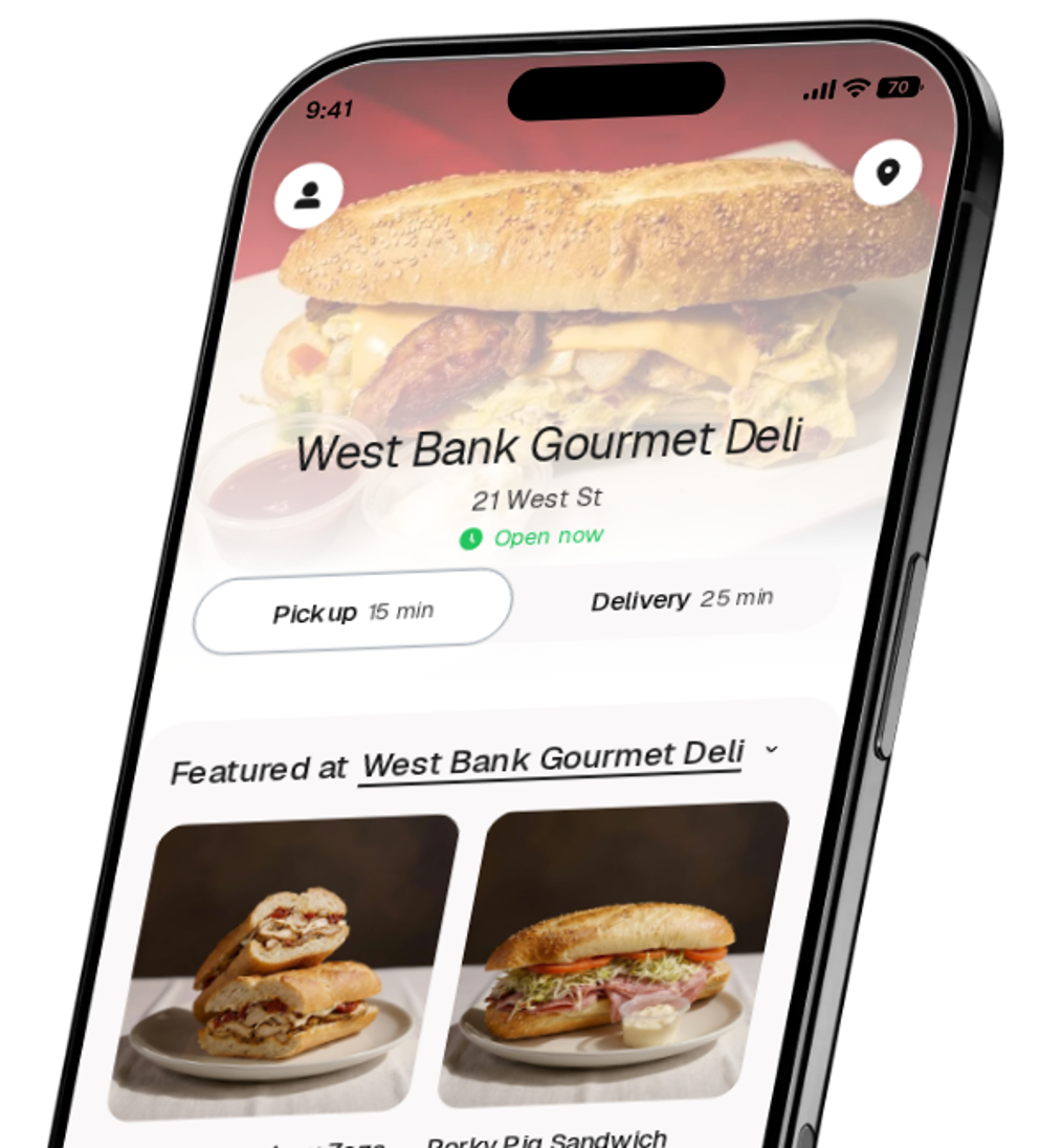 West Bank Gourmet Deli app preview